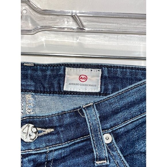 Adriano Goldschmied Dark Wash Denim Stilt Cigarette Leg Jeans Women's Size 2 - Picture 6 of 8